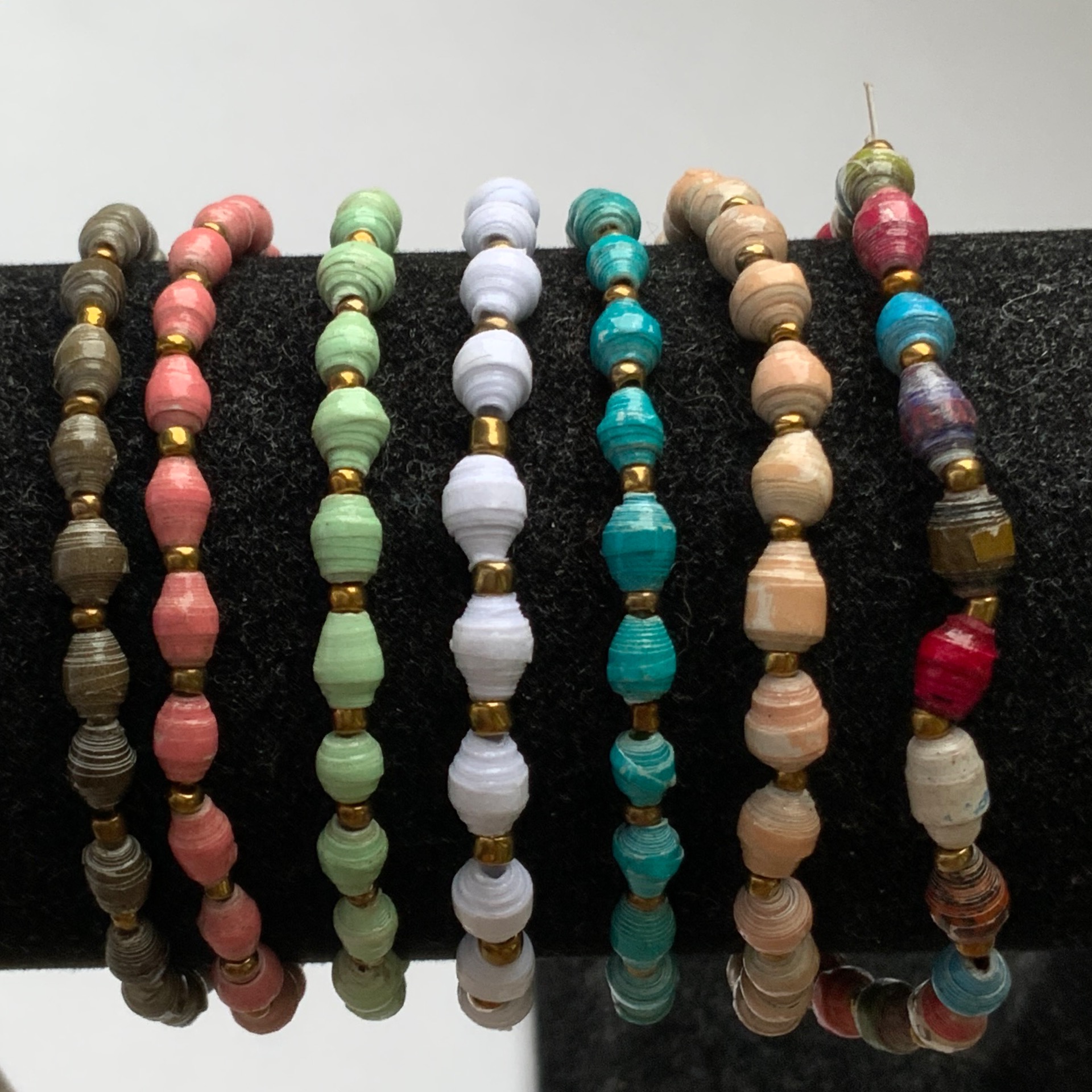 Maasai Paper Bead Bracelet