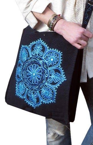 Embroidered Crossbody Bag
