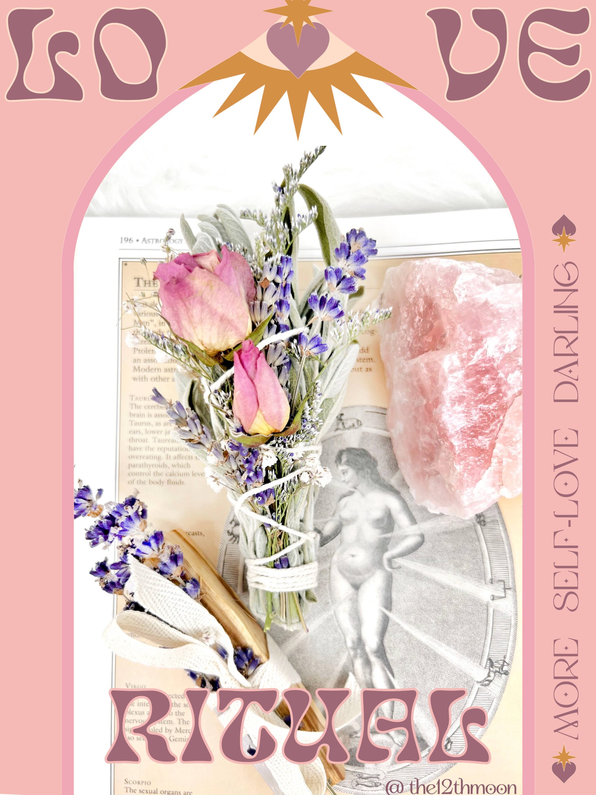 The 12th Moon - LOVE RITUAL KIT - Self-Love & Gifting - Smoke Cleansing